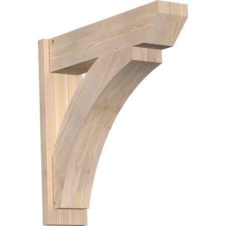 Ekena Millwork Thorton Slat Smooth Outlooker, Douglas Fir, 7 1/2"W x 30"D x 30"H OUT08X30X30THR06SDF
